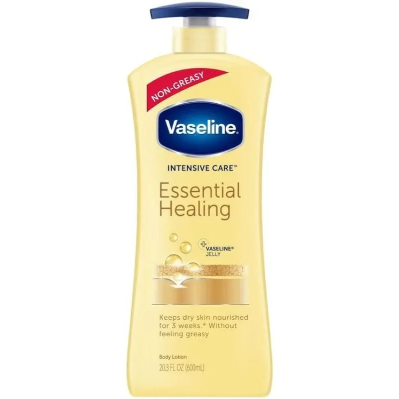Φωτογραφία προϊόντος: Vaseline Intensive Care Essential Healing Body Lotion Ενυδατική Κρέμα Σώματος 600ml
