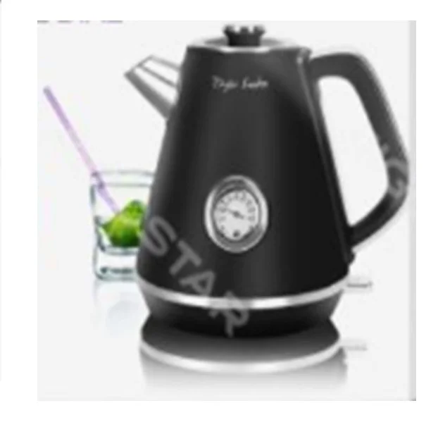 Φωτογραφία προϊόντος: OEM ΒΡΑΣΤΗΡΑΣ ELECTRIC KETTLE STAINLESS STEEL 2200W 1.7L BLACK 8719138900152-TS SZ