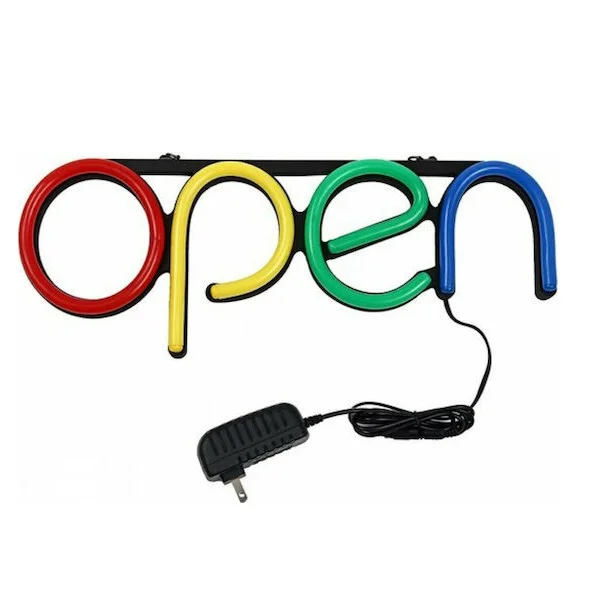 Φωτογραφία προϊόντος: OEM Open Στατική Πινακίδα LED Μονής Όψης SDS-7059 40x15cm Κίτρινο / Κόκκινο / Μπλε / Πράσινο