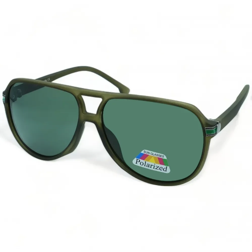 Φωτογραφία προϊόντος: OPTOSQUAD Unisex Γυαλιά Ηλίου Polarized Οβάλ με Λαδί Κοκκάλινο Σκελετό και Πράσινο Φακό PK8256160073