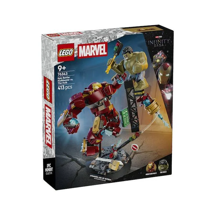 Φωτογραφία προϊόντος: LEGO Marvel Epic Battle: Hulkbuster vs. The Hulk για 9+ Ετών 413τμχ