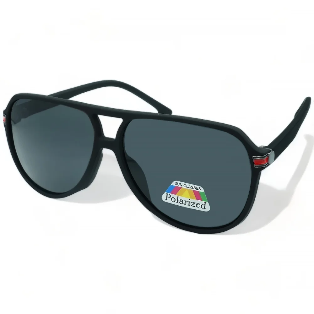 Φωτογραφία προϊόντος: OPTOSQUAD Unisex Γυαλιά Ηλίου Polarized Οβάλ με Μαύρο Κοκκάλινο Σκελετό και Μαύρο Φακό PK8256160076
