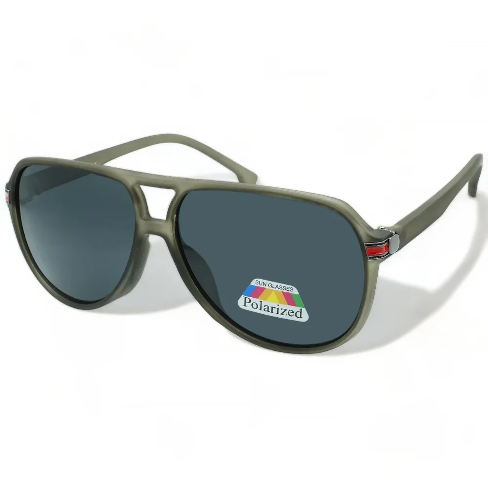 Φωτογραφία προϊόντος: OPTOSQUAD Unisex Γυαλιά Ηλίου Polarized Οβάλ με Γκρι Κοκκάλινο Σκελετό και Μαύρο Φακό PK8256160071