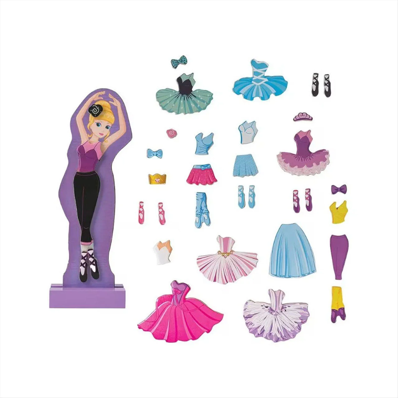 Φωτογραφία προϊόντος: AS Company - Magnet Box Wooden Dress Up 1 - Ballerina - 1029-64052