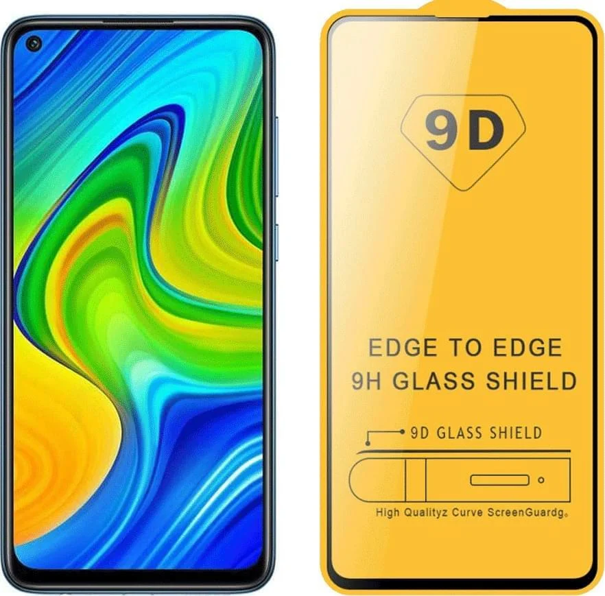 Φωτογραφία προϊόντος: 9D Full Face Tempered Glass Black (Redmi Note 9)