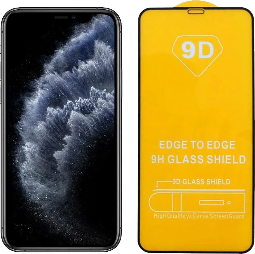 Φωτογραφία προϊόντος: 9D Full Glue Full Face Tempered Glass Black (iPhone 11 Pro)- oem