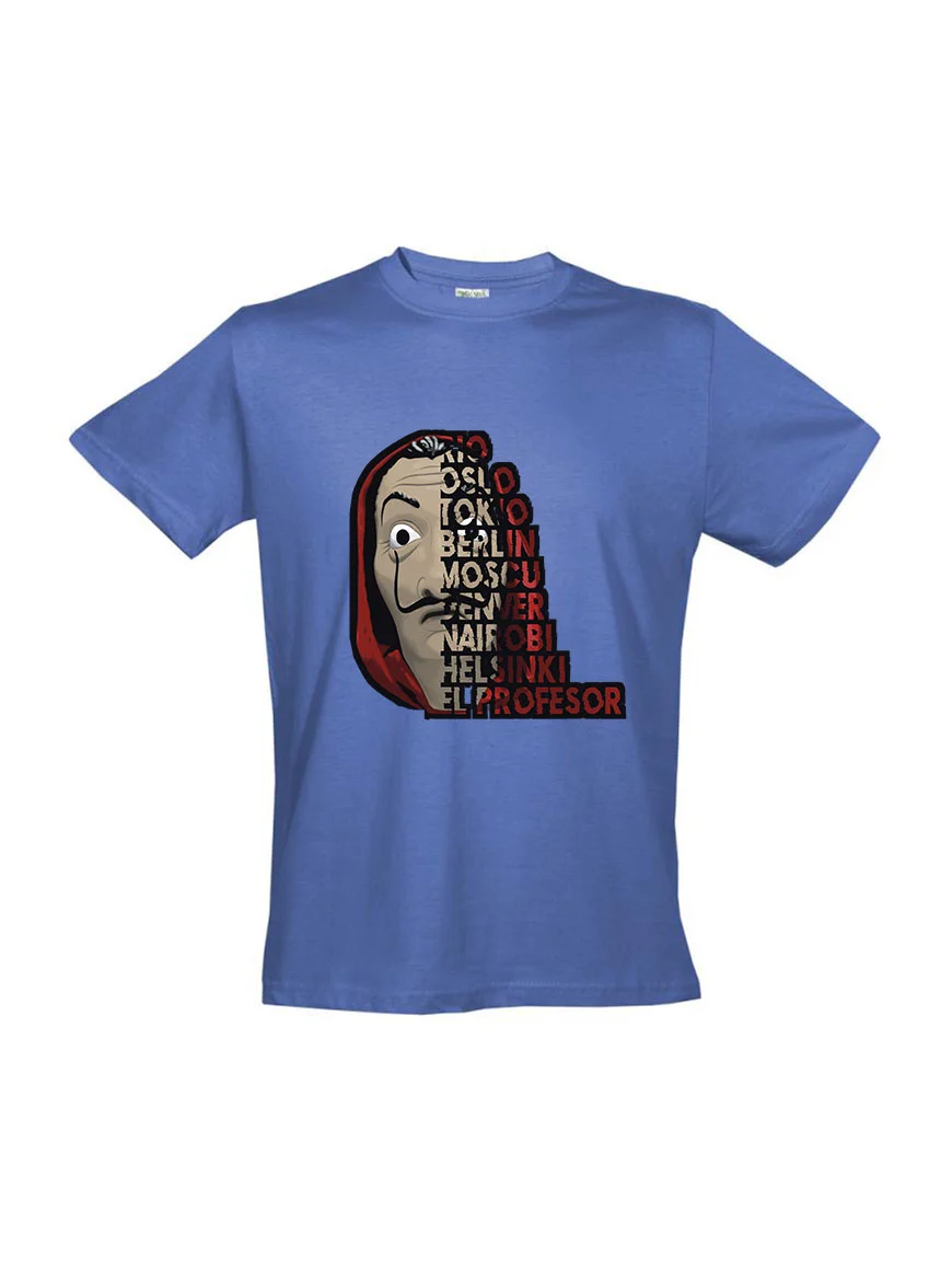 Φωτογραφία προϊόντος: Casa De Papel T-shirt 241/256 ROYAL BLUE