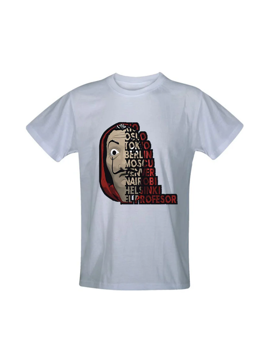 Φωτογραφία προϊόντος: Casa De Papel T-shirt 102/105 WHITE