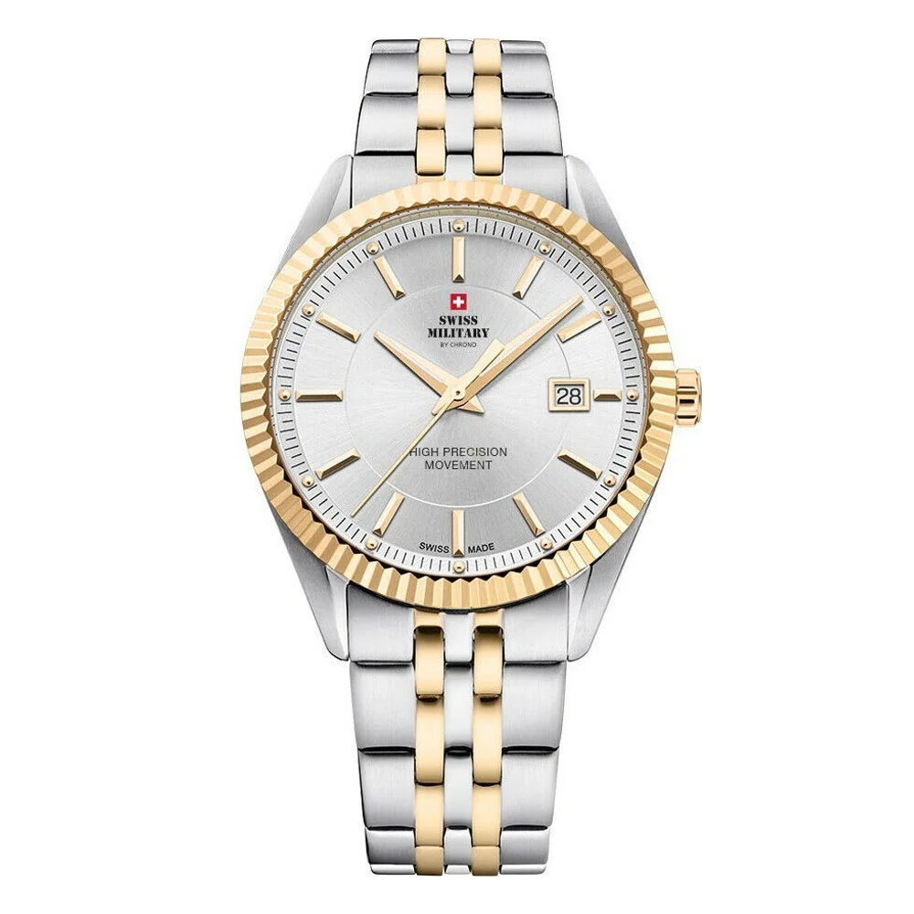 Φωτογραφία προϊόντος: SWISS MILITARY by Chrono Gents Two Tone Stainless Steel Bracelet SM34065.05