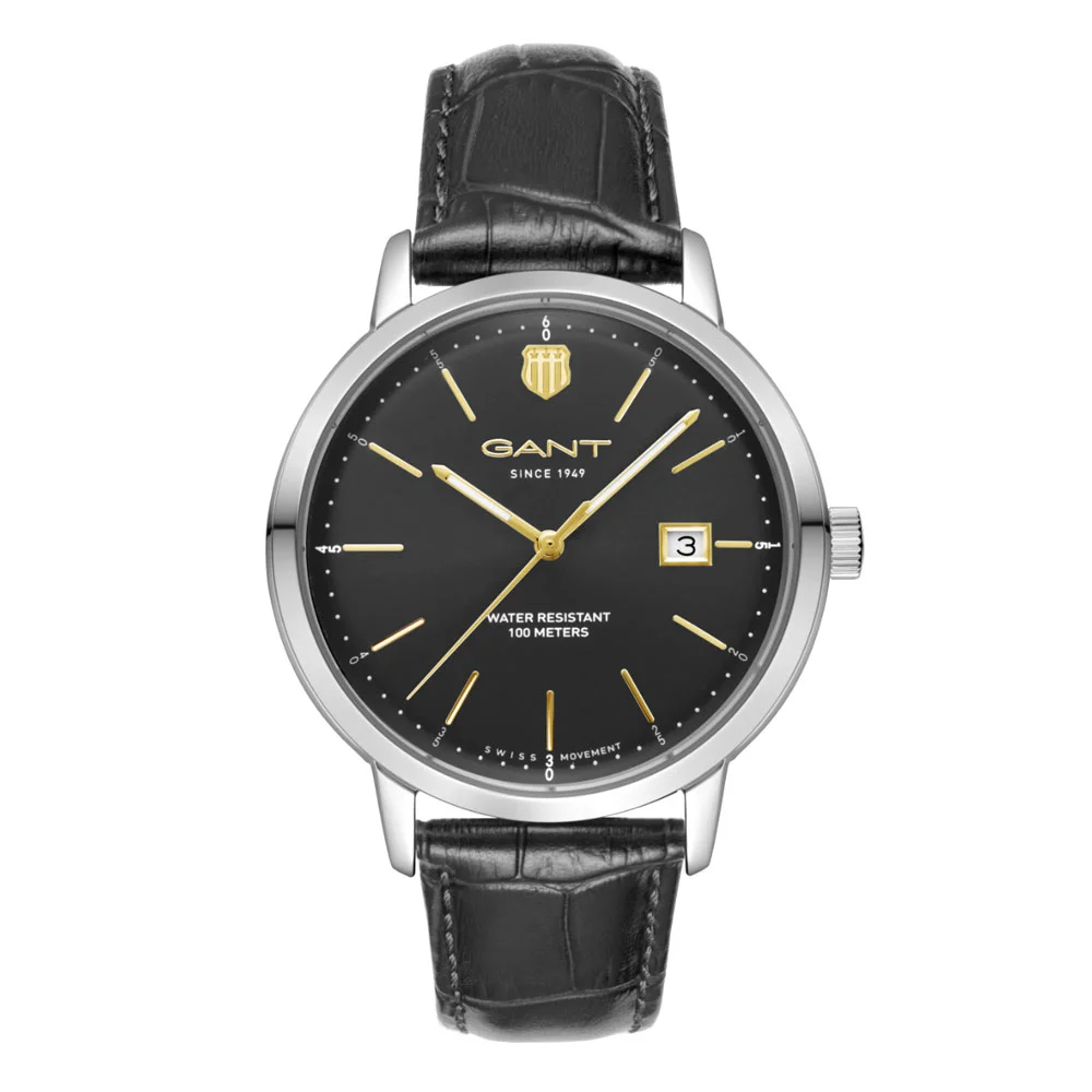 Φωτογραφία προϊόντος: GANT Prestige Swiss Movement Black Leather Strap P266002