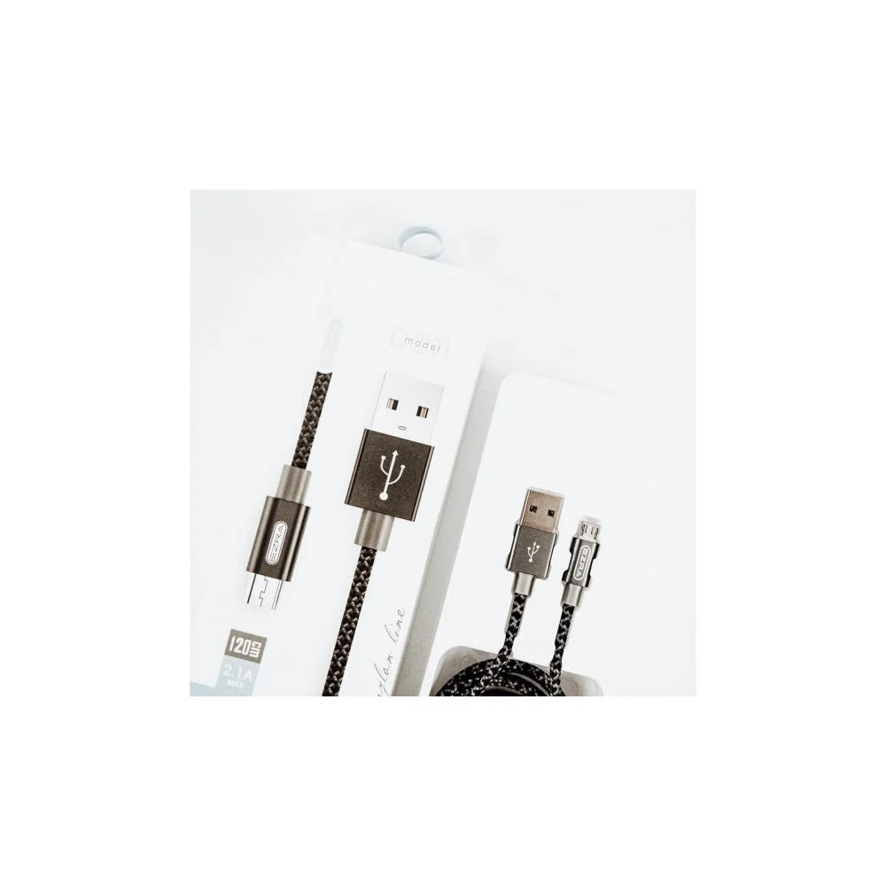 Φωτογραφία προϊόντος: Καλώδιο Micro-USB για Φόρτιση + μεταφορά δεδομένων 1.2m