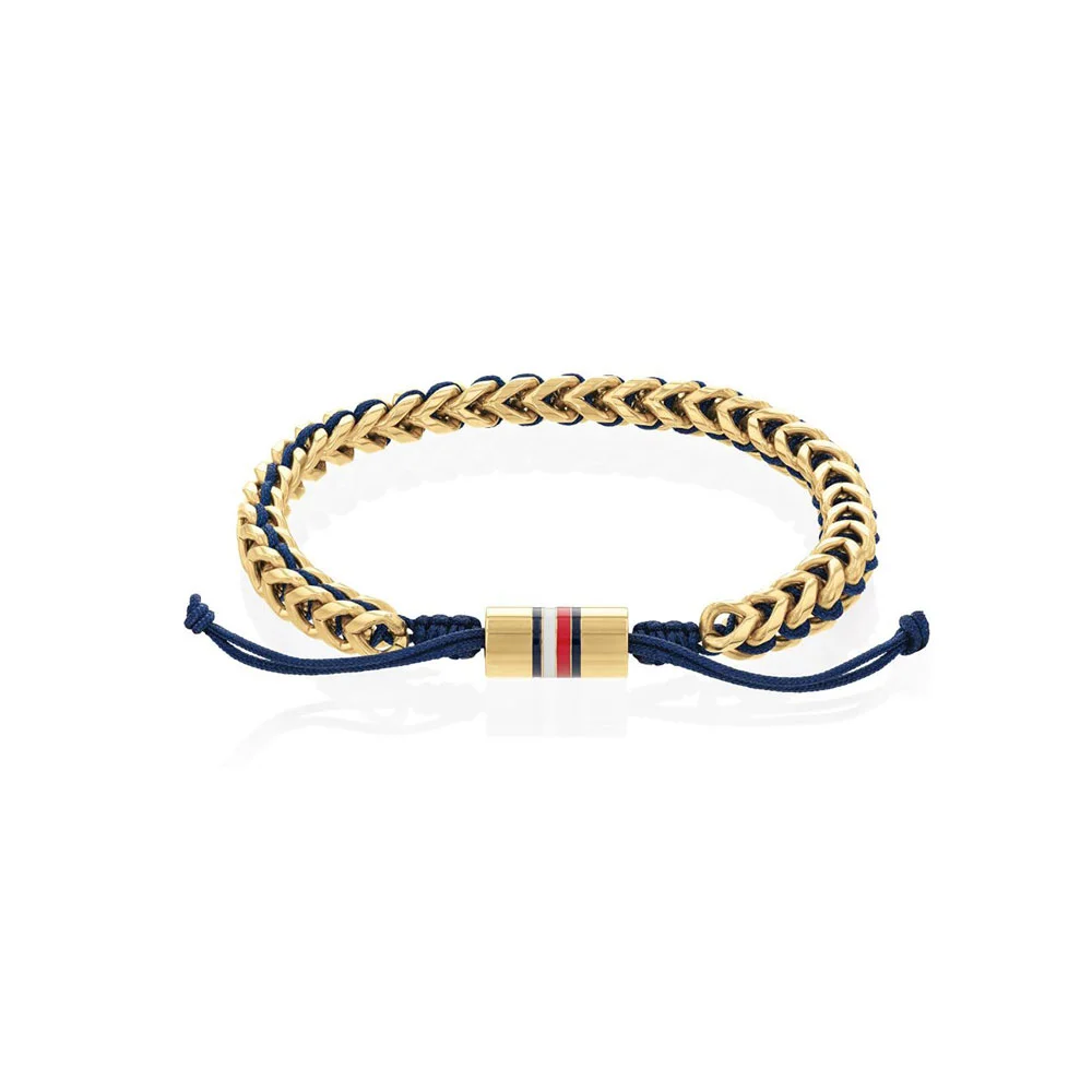 Φωτογραφία προϊόντος: ΤOMMY HILFIGER Ανδρικό Βραχιόλι Αλυσίδα από Επιχρυσωμένο Ατσάλι 2790512