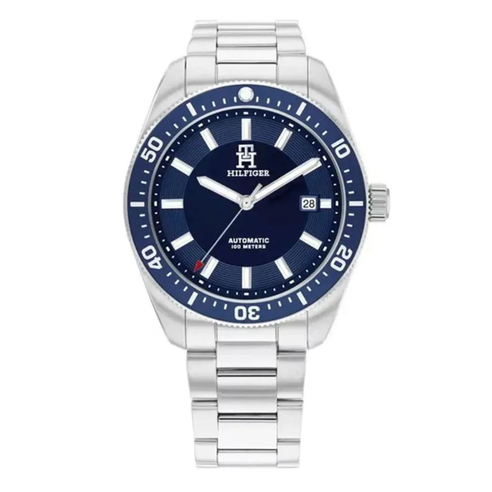 Φωτογραφία προϊόντος: TOMMY HILFIGER Lance Automatic Silver Stainless Steel Bracelet 1710591
