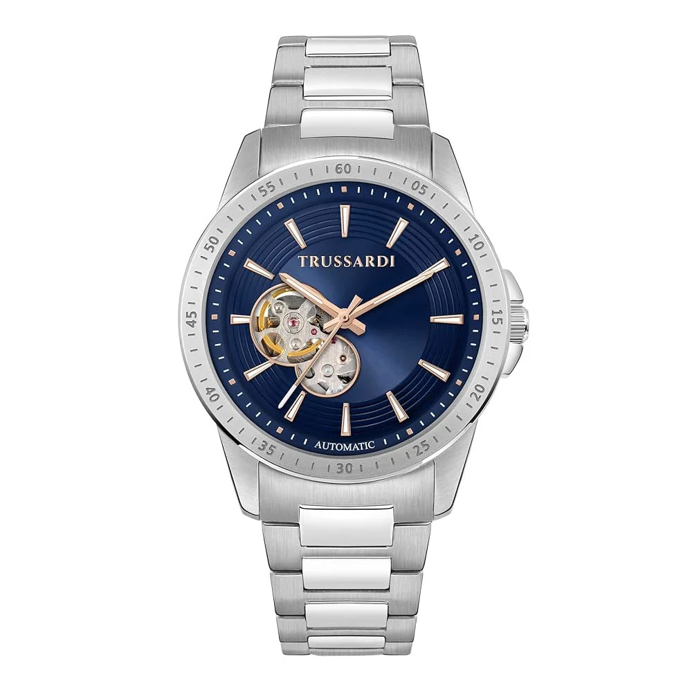 Φωτογραφία προϊόντος: TRUSSARDI T-Hawk Automatic Silver Stainless Steel Bracelet R2423153002