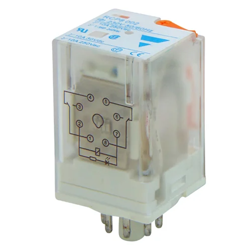 Φωτογραφία προϊόντος: Ρελέ λυχνίας 8P DC /AC με LED 24V