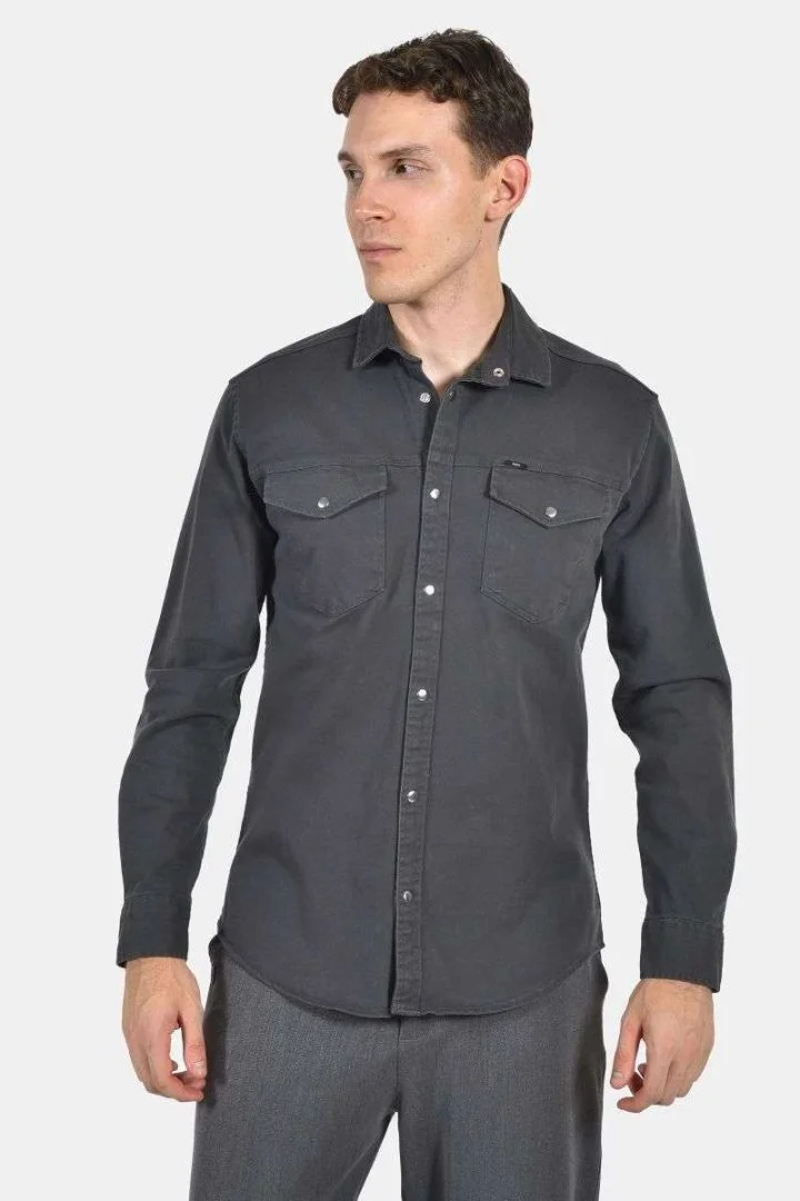 Φωτογραφία προϊόντος: KEDI COTTON JEANS SHIRT 25001 KAMEL