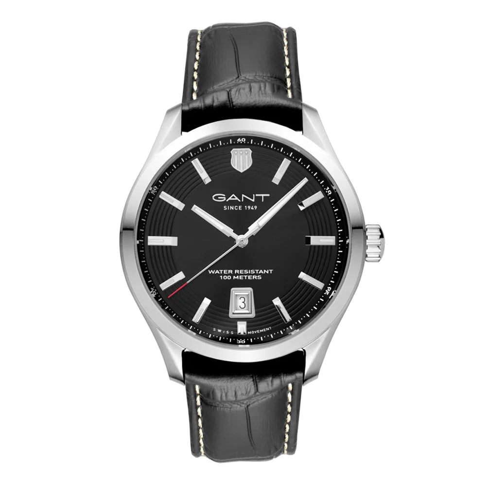 Φωτογραφία προϊόντος: GANT Prestige Swiss Movement Black Leather Strap P415001