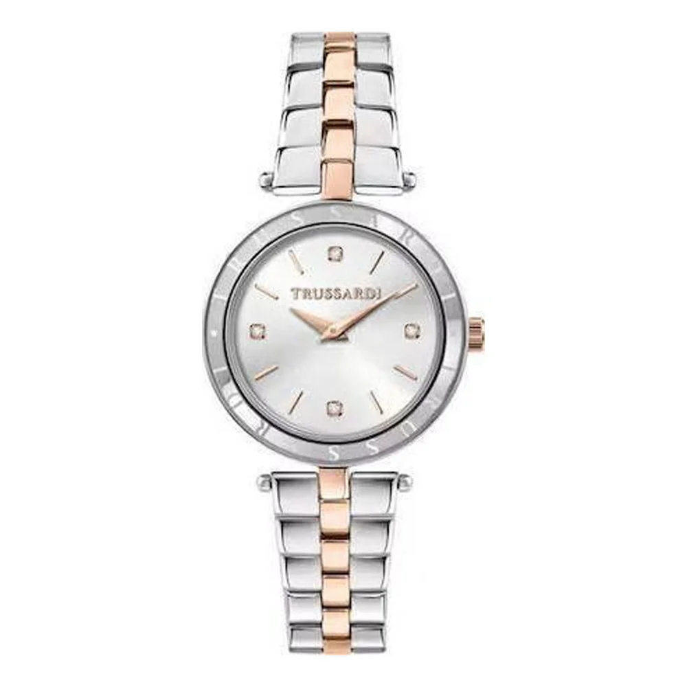 Φωτογραφία προϊόντος: TRUSSARDI T-Shiny Crystals Two Tone Stainless Steel Bracelet R2453145516
