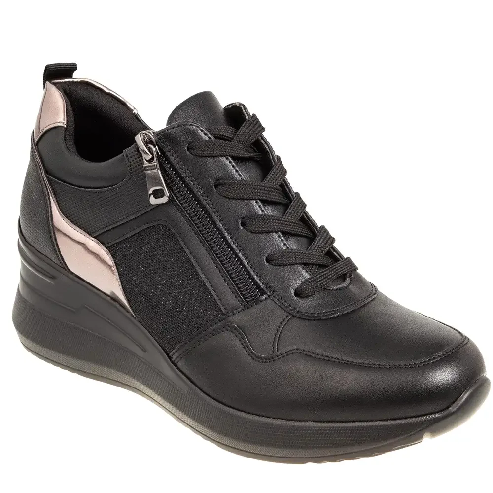Φωτογραφία προϊόντος: ADAM’S SHOES ΓΥΝΑΙΚΕΙΑ ΑΝΑΤΟΜΙΚΑ SNEAKER 872-24504 ΜΑΥΡΑ