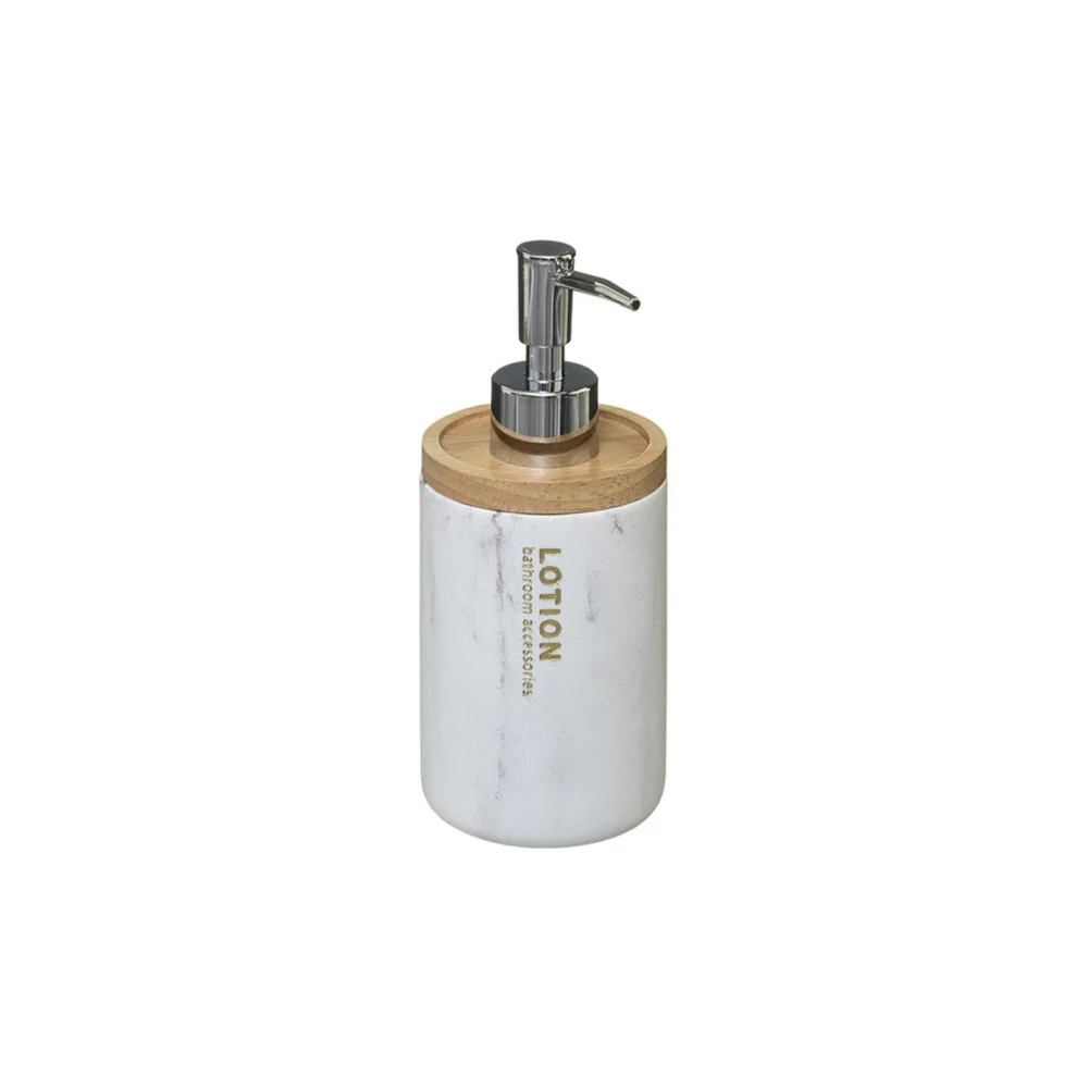 Φωτογραφία προϊόντος: Plastona Dispenser marble λευκό Δ7,5Χ19cm
