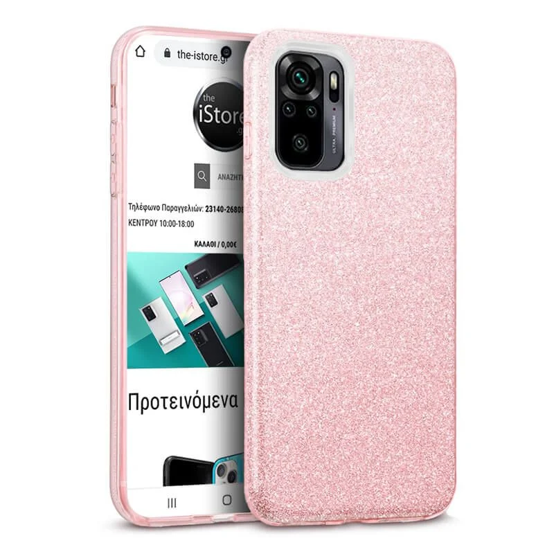 Φωτογραφία προϊόντος: Hybrid Strass Pink Case Xiaomi Poco M5s