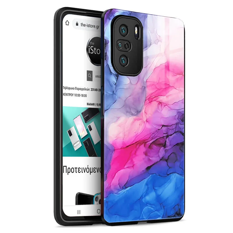 Φωτογραφία προϊόντος: Glossy Marble Case Sky Fire Xiaomi Poco M5s