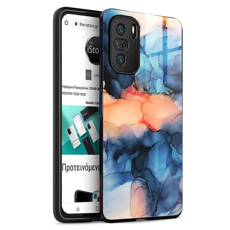 Φωτογραφία προϊόντος: Glossy Marble Case Blue Dunes Xiaomi Poco M5s