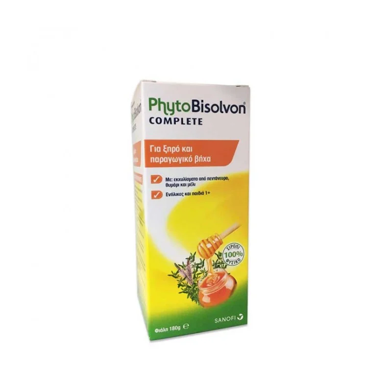 Φωτογραφία προϊόντος: PhytoBisolvon Complete για Ξηρό +amp; Παραγωγικό Βήχα 180gr‎