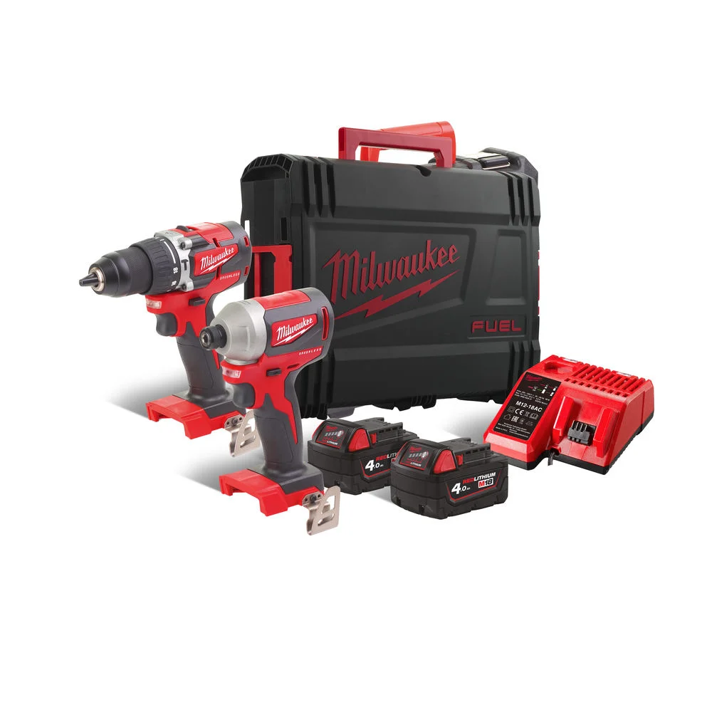 Φωτογραφία προϊόντος: M18™ CBLPP2A-402C BRUSHLESS ΣΕΤ ΕΡΓΑΛΕΙΩΝ MILWAUKEE 4933464536
