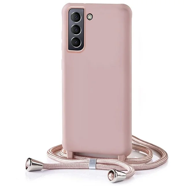 Φωτογραφία προϊόντος: Θήκη Orso Soft TPU Κορδόνι Dusty Rose Samsung Galaxy A54
