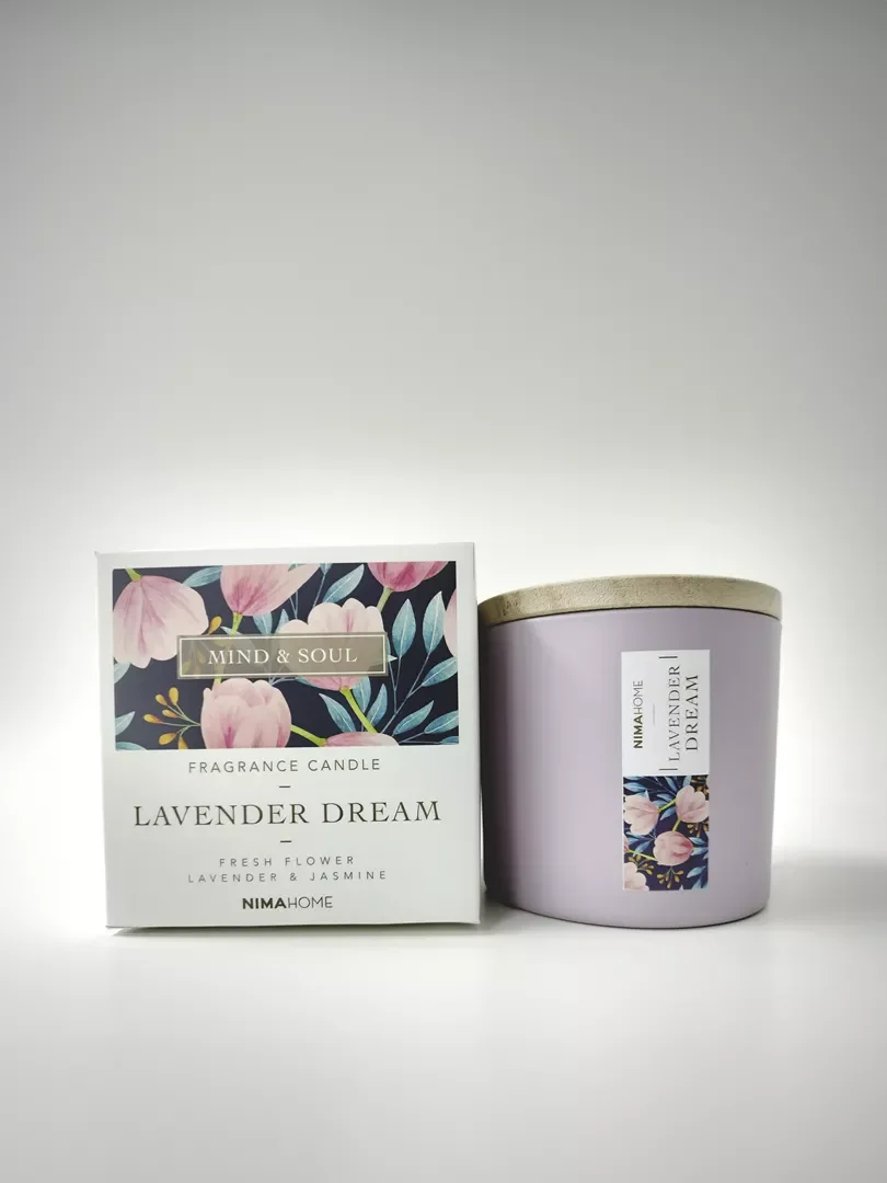 Φωτογραφία προϊόντος: Nima Home Αρωματικό Κερί Lavender Dream Ένα χρώμα Αρωματικό Κερί 250gr