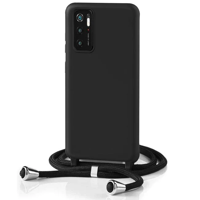 Φωτογραφία προϊόντος: Θήκη Orso Soft TPU Κορδόνι Black Xiaomi Poco M3 Pro 5G