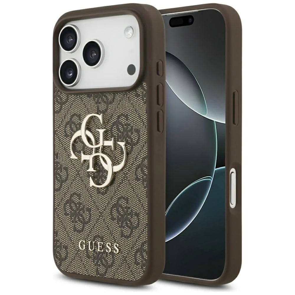 Φωτογραφία προϊόντος: Guess Big Metal Logo - θήκη για Apple iPhone 17 Pro - Καφέ