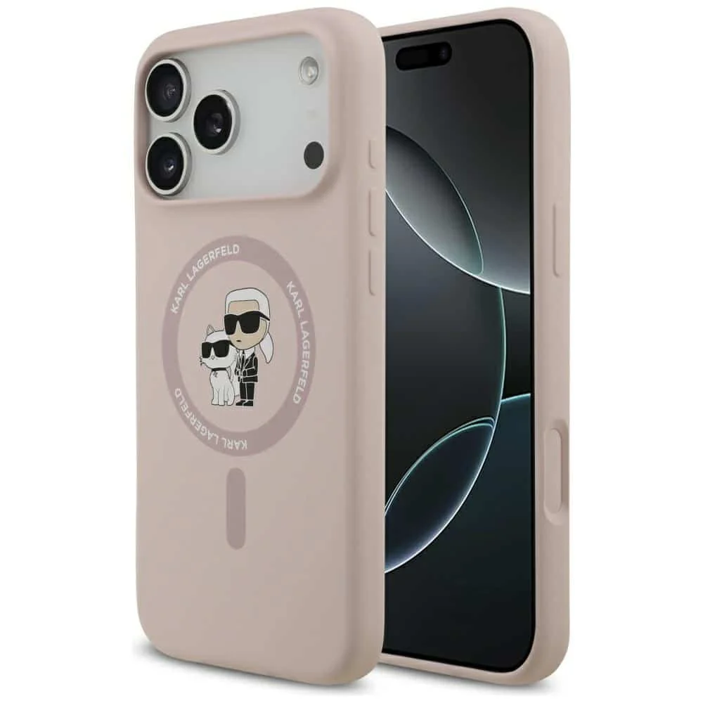 Φωτογραφία προϊόντος: Karl Lagerfeld Karl+amp;Choupette - θήκη για Apple iPhone 17 Pro Max - Ροζ