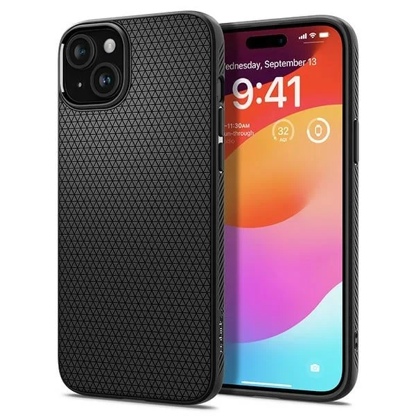 Φωτογραφία προϊόντος: Spigen Liquid Air - θήκη για Apple iPhone 15 - Μαύρο