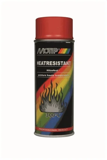 Φωτογραφία προϊόντος: Spray Motip 04040 Υψηλής Θερμοκρασίας Κόκκινο