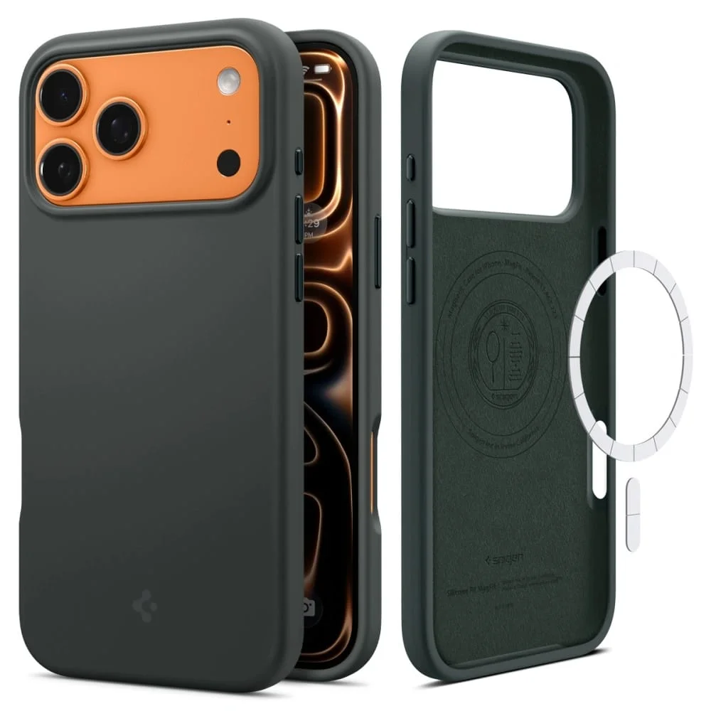 Φωτογραφία προϊόντος: Spigen Silicone Fit - θήκη για Apple iPhone 17 Pro Max - Πράσινο