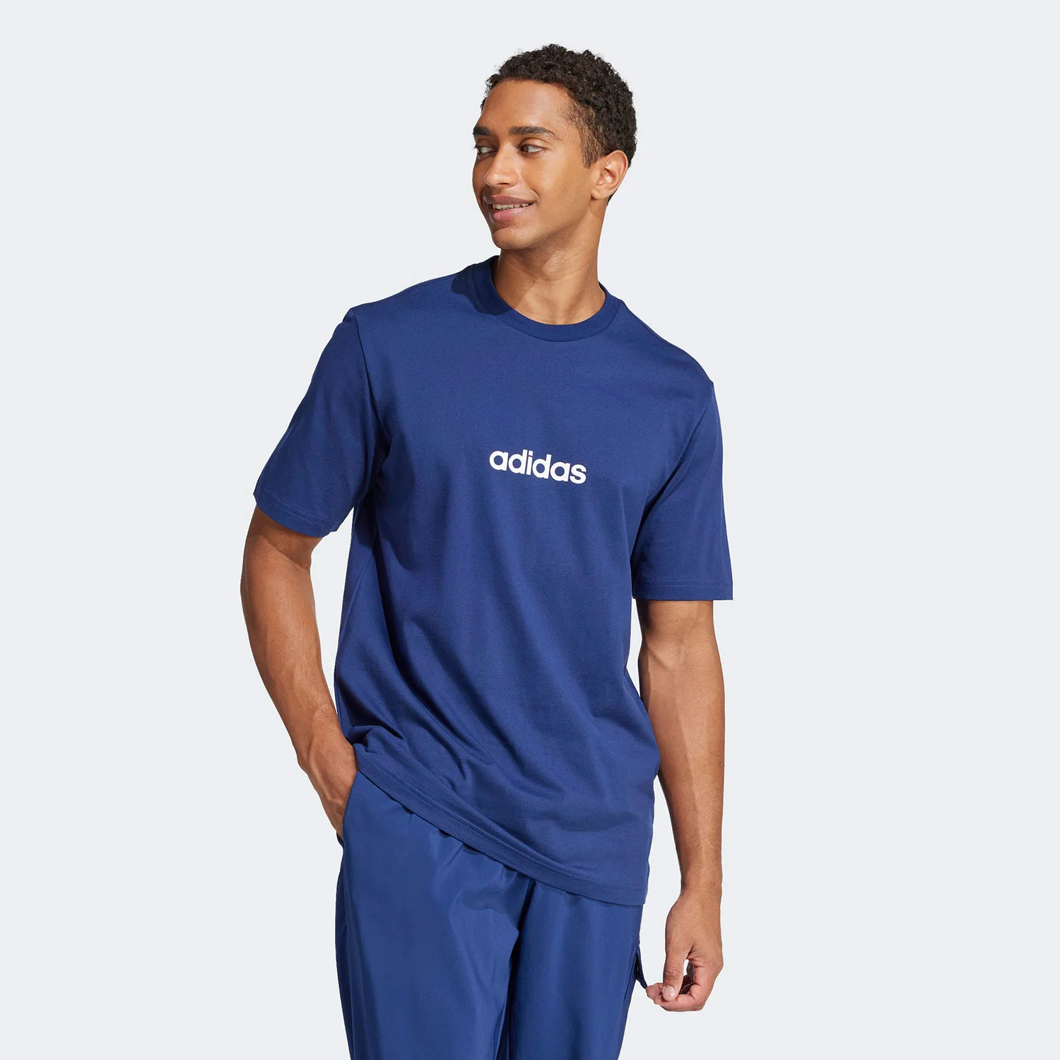 Φωτογραφία προϊόντος: ADIDAS PERFORMANCE ADIDAS ESSENTIALS LINEAR SINGLE JERSEY T-SHIRT ΜΠΛΕ