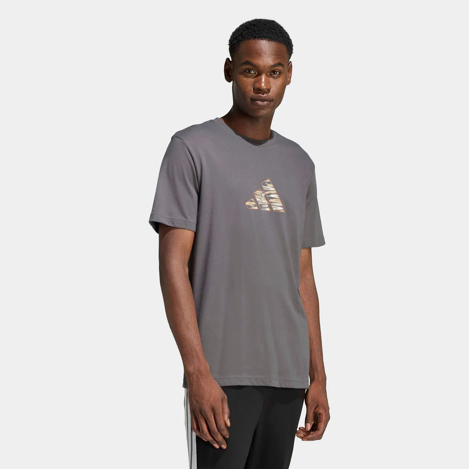Φωτογραφία προϊόντος: ADIDAS PERFORMANCE ADIDAS CAMO EXPLORER GRAPHIC T-SHIRT ΓΚΡΙ
