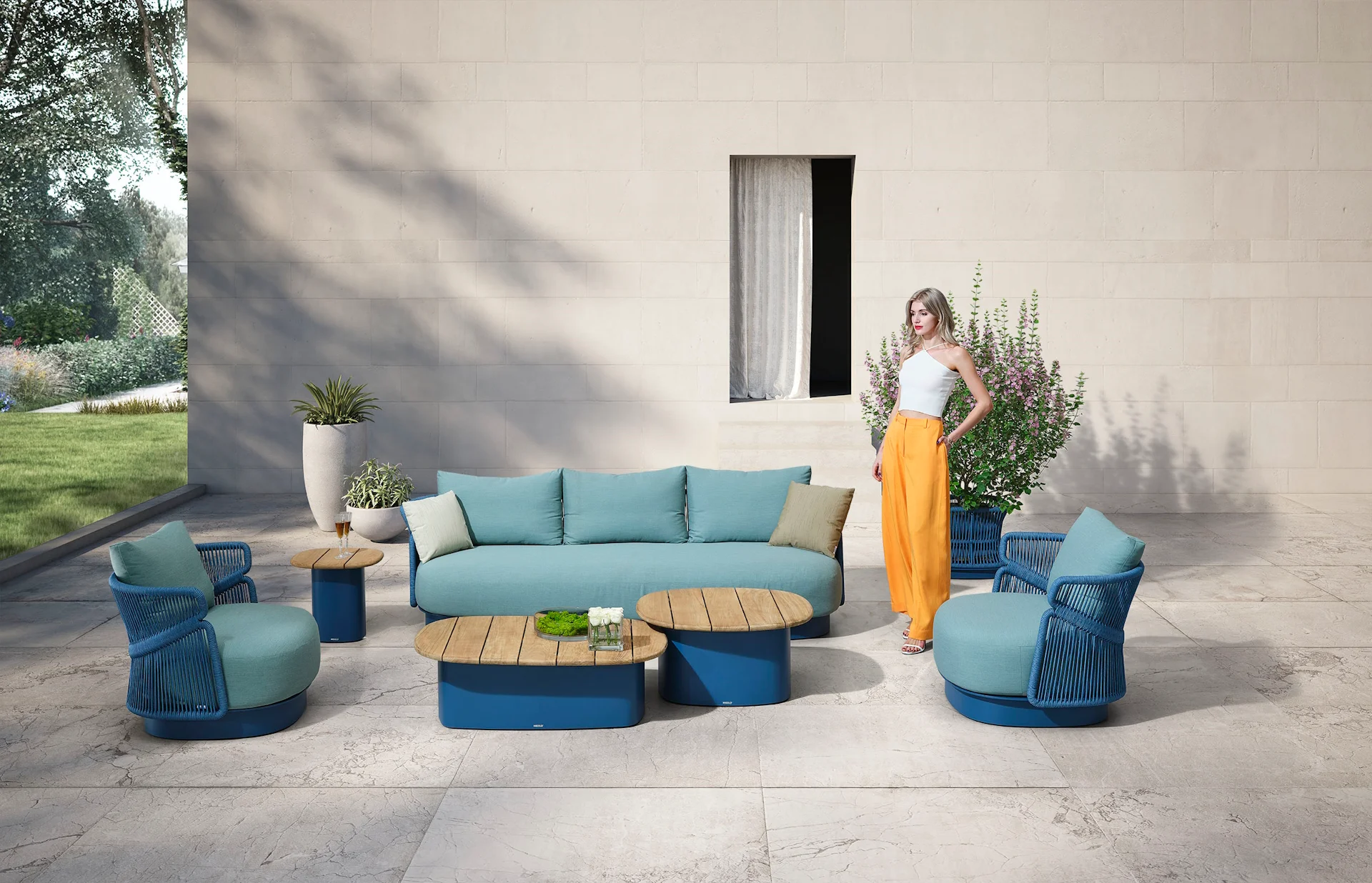Φωτογραφία προϊόντος: Higold Aio-3 Blue, Lounge set of 6 pcs