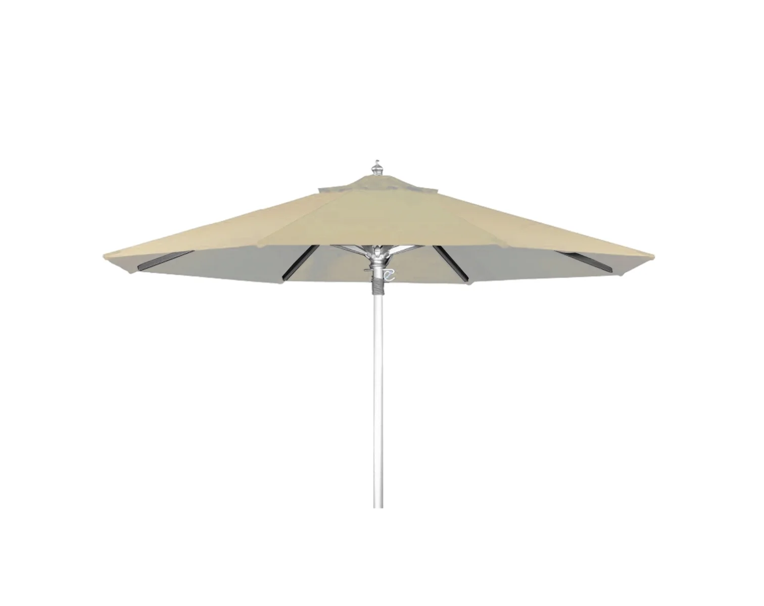 Φωτογραφία προϊόντος: Metaxakis Fiji Umbrella R250/8 ALU. Polyester Ecru*