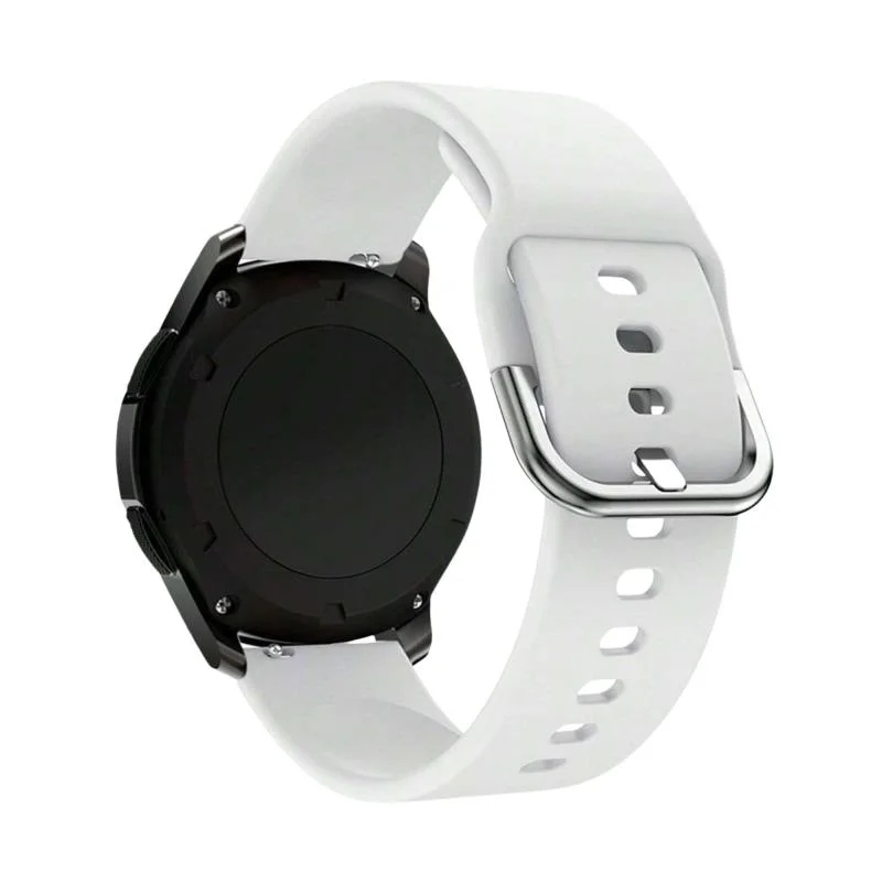 Φωτογραφία προϊόντος: OEM Universal Λουράκι για Smartwatch 22mm Λευκό (Ασυσκεύαστο)