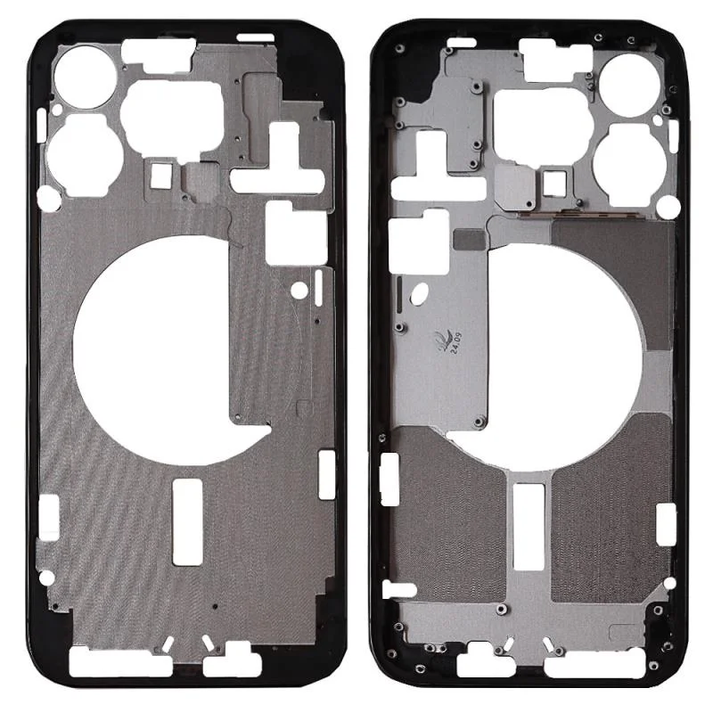 Φωτογραφία προϊόντος: Μεσαίο Πλαίσιο Apple iPhone 15 Pro Titanium Μαύρο (OEM)