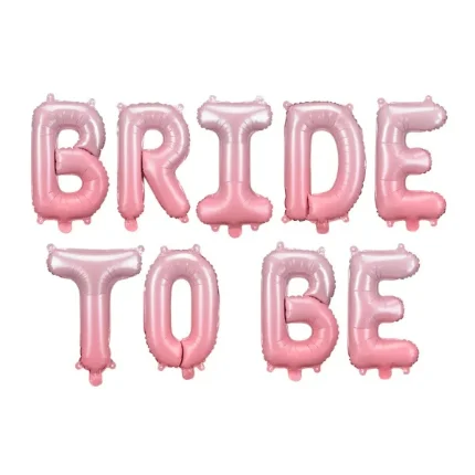Φωτογραφία προϊόντος: Σετ Μπαλόνια “Bride to be” ροζ όμπρε (9 τεμ)