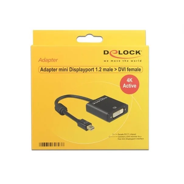 Φωτογραφία προϊόντος: Delock Adapter Mini-DisplayPort auf DVI-D aktiv