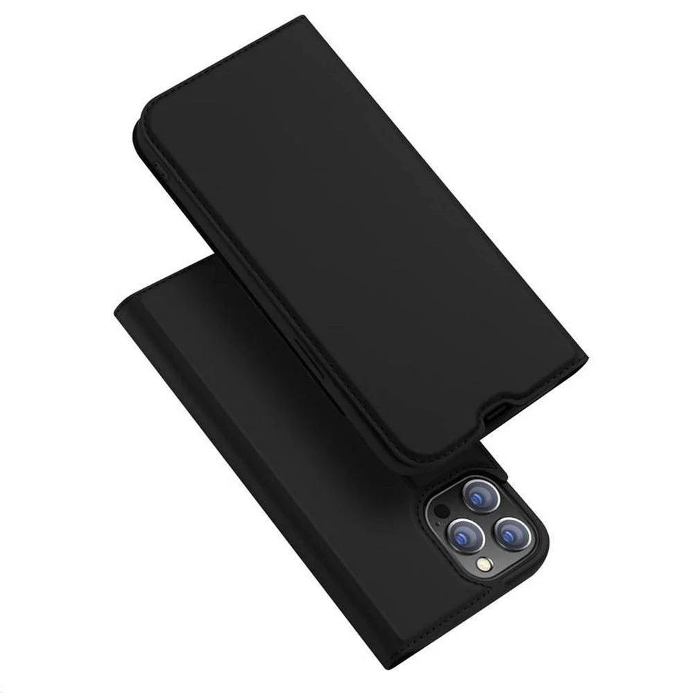 Φωτογραφία προϊόντος: DUX DUCIS Skin Pro - Smooth Leather Case for Apple iPhone 13 Pro Max black