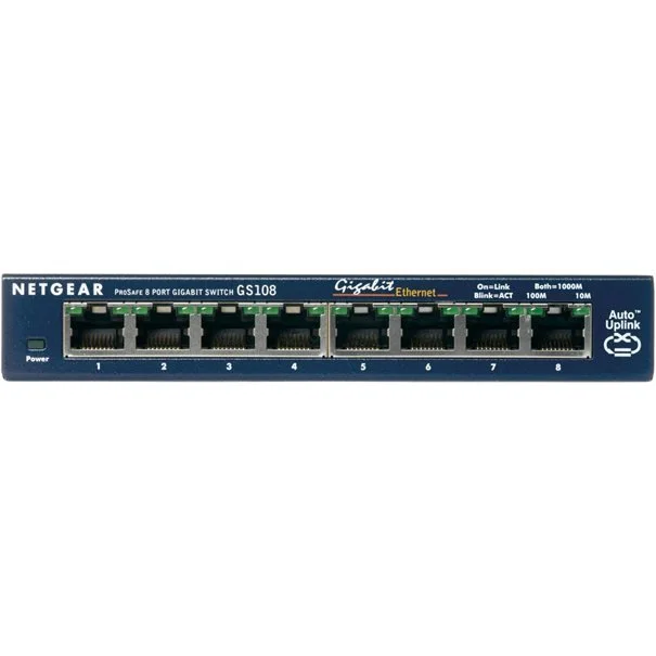 Φωτογραφία προϊόντος: Netgear 8Port Switch 10/100/1000 GS108GE