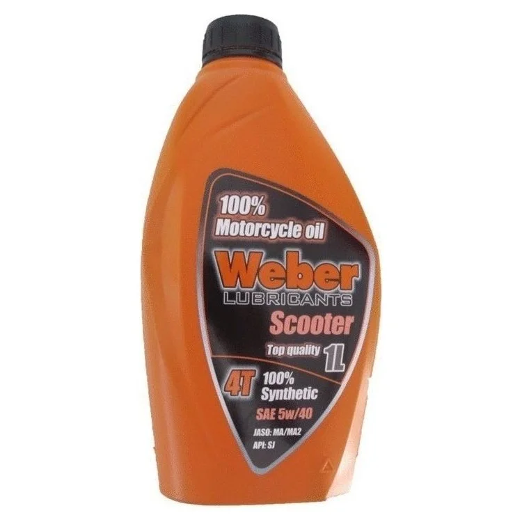 Φωτογραφία προϊόντος: Λιπαντικό ΜΟΤΟ Weber Scooter 4T 5W-40 1lt