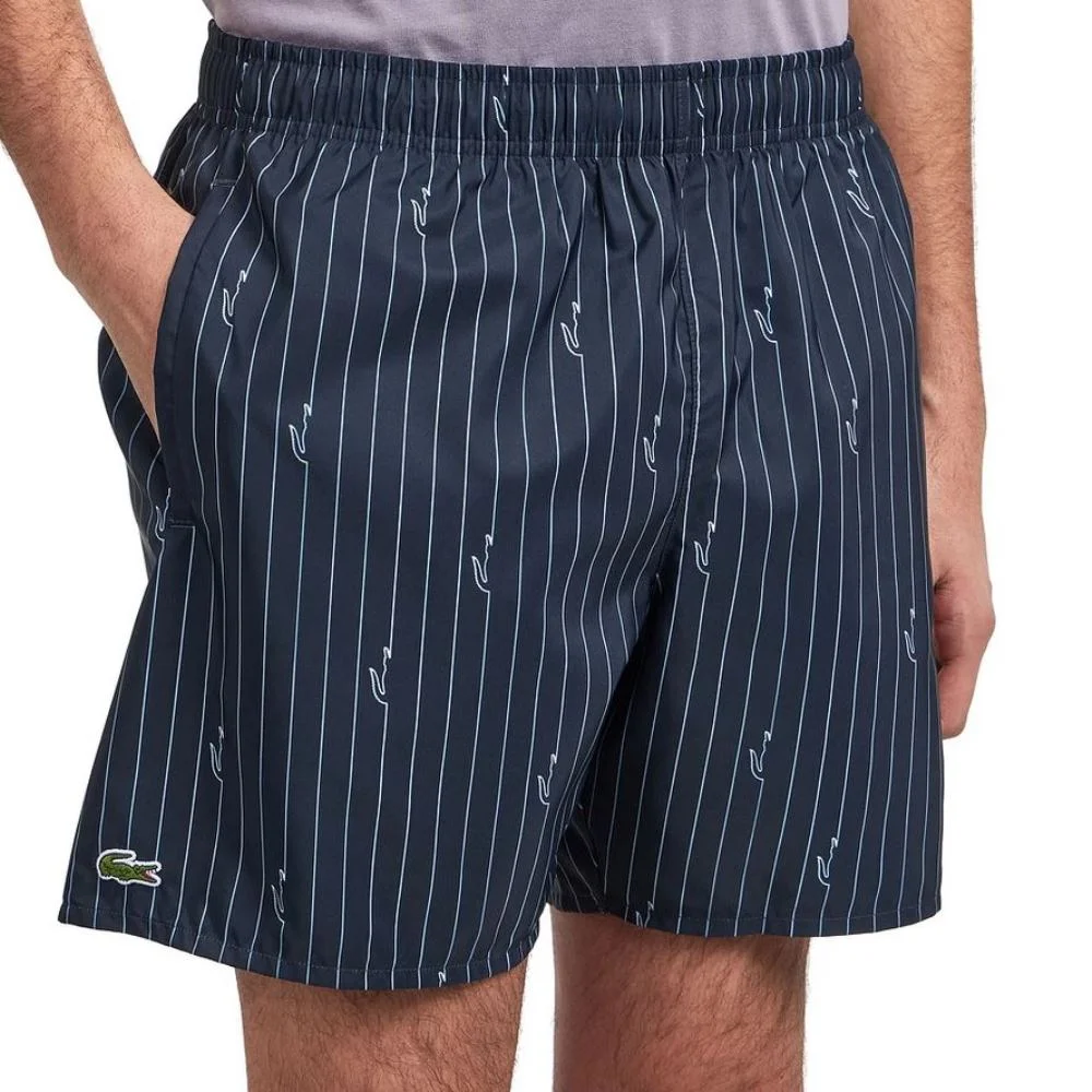 Φωτογραφία προϊόντος: LACOSTE STRIPED SWIMSHORTS MEN LACOSTE ΜΑΥΡΟ- ΣΙΕΛ (MH1849-IY8)