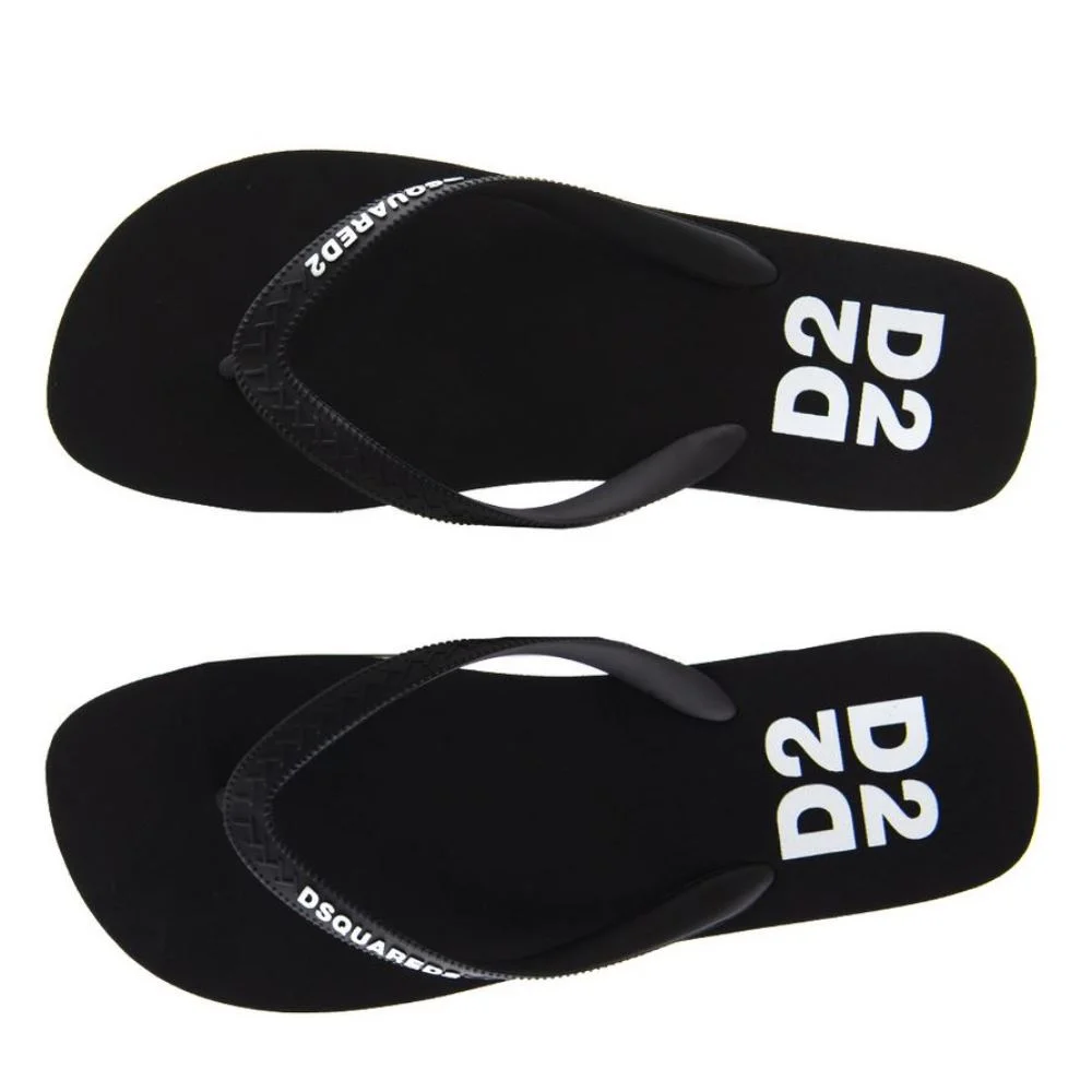 Φωτογραφία προϊόντος: DSQUARED2 FLIP FLOPS MEN DSQUARED2 ΜΑΥΡΟ (FFM0001-17208765-2124)